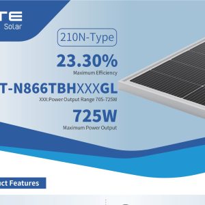 Elite Solar ET-N866TBH715GL 715W N-Type Bifacial Solar Panel